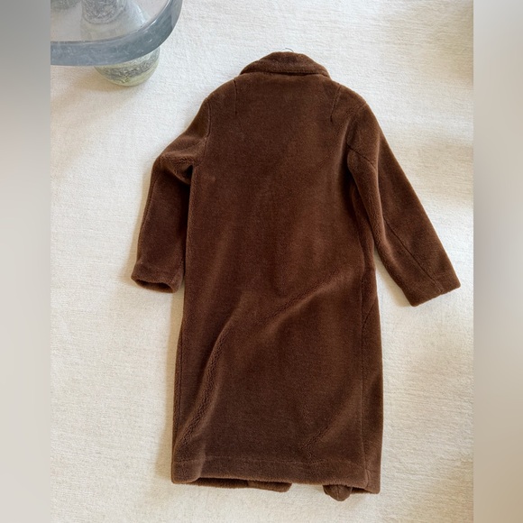 Teddy Brown Faux Fur Coat - Picture 5 of 5